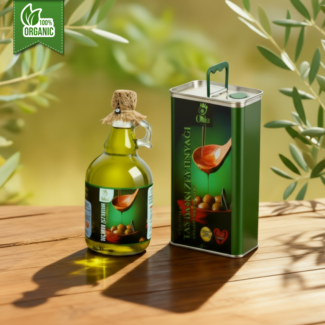 Erken Hasat Taş Baskı Zeytinyağı
