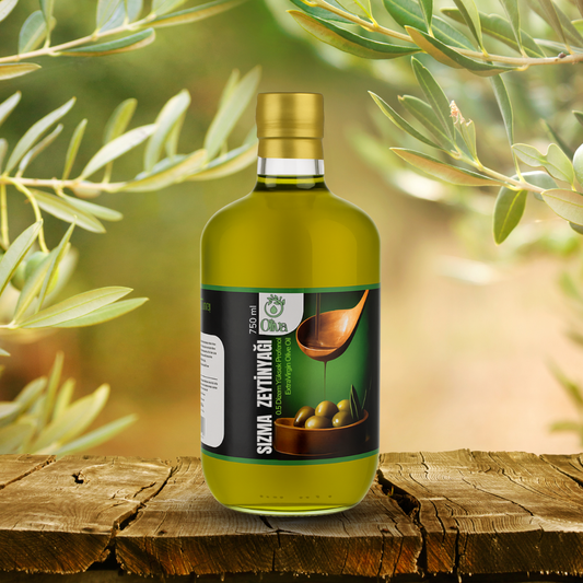 2025 Naturel Soğuk Sıkım Olgun Hasat Premium Zeytinyağı 750 Ml. Cam Şişe