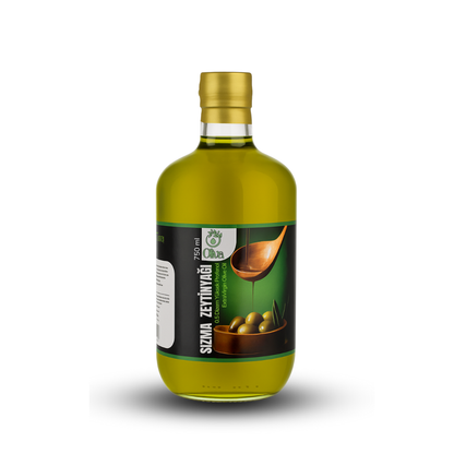 2025 Naturel Soğuk Sıkım Olgun Hasat Premium Zeytinyağı 750 Ml. Cam Şişe