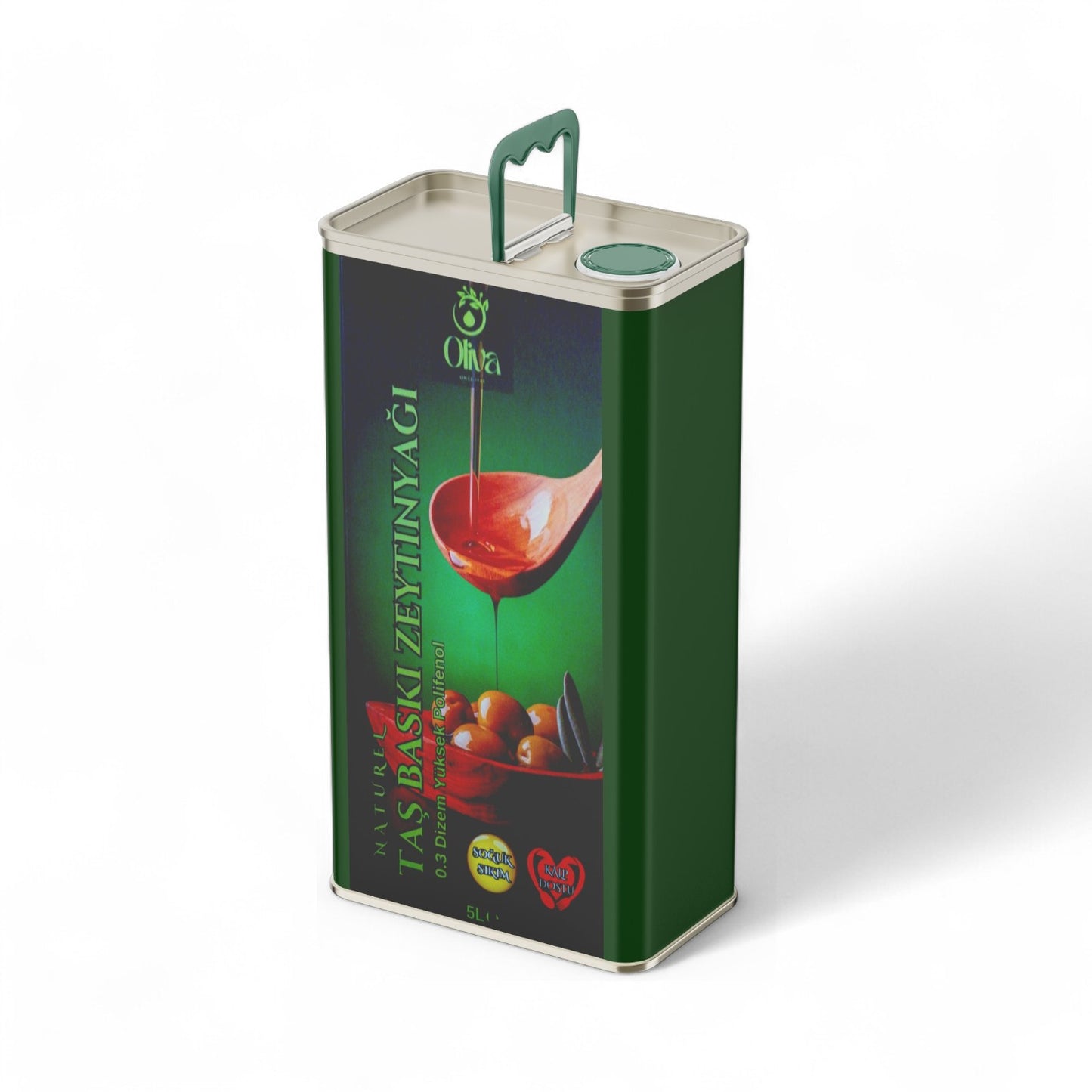 2025 Yeni🌿 Erken Hasat Premium Zeytinyağı 5 Lt. Taş Baskı