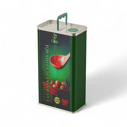 2025 Yeni🌿 Erken Hasat Premium Zeytinyağı 5 Lt. Taş Baskı