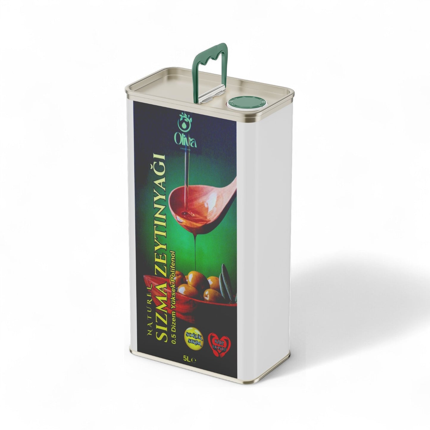 2025 Yeni üretim Naturel Soğuk Sıkım Olgun Hasat Premium Zeytinyağı 5 Lt.